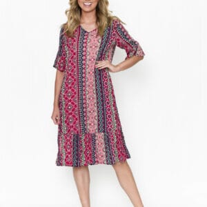 One Summer Jessica Dress Sleeved