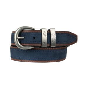 Thomas Cook Stanley Belt Navy/Tan Mens