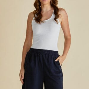 Betty Basics Harvard Short Blue