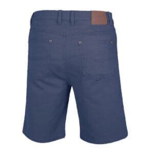 Pilbara Collection Men's Cotton Stretch Jean Short Gunmetal Blue