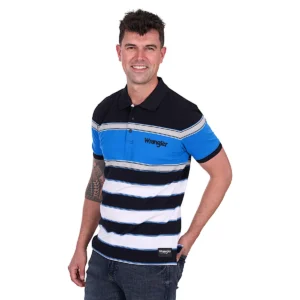 Thomas Cook Men's Lawrie Black/Royal S/S Polo