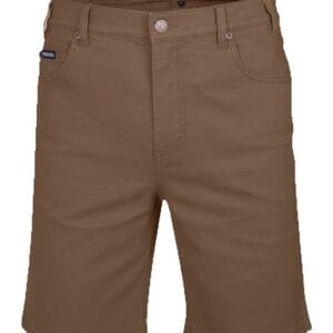 Pilbara Men's Cotton Stretch Jean Short Whisky