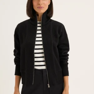 Yarra Trail Ember Knit Jacket Navy Women's