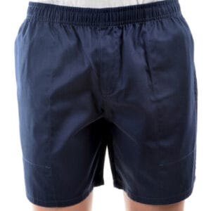 Hard Slog Mid Length Men's Drill Shorts Navy