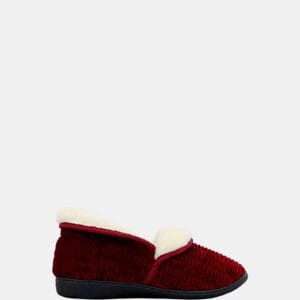 Grosby Camelia Wine Womens Slipper