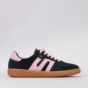 Le Sansa Juno Navy/Suede Pink Leather Womens