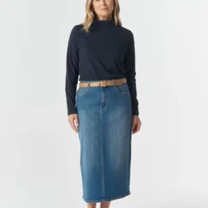 Goondiwindi Women's Cotton Skivvy - Navy
