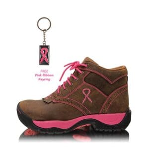 Twisted X WMNS Pink Ribbon Lace Up TCWAL0007