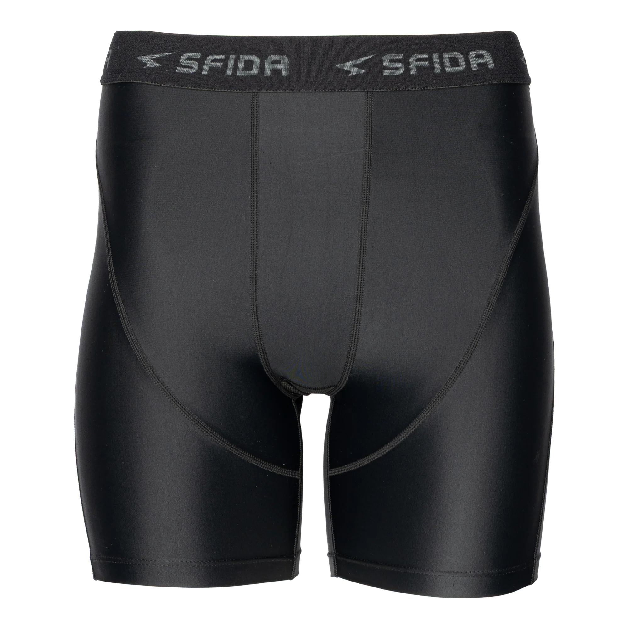 Sfida Compression Mens Half Shorts Black