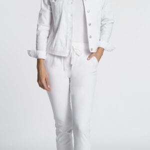 Cafe Latte White Women's Coloured Jacket