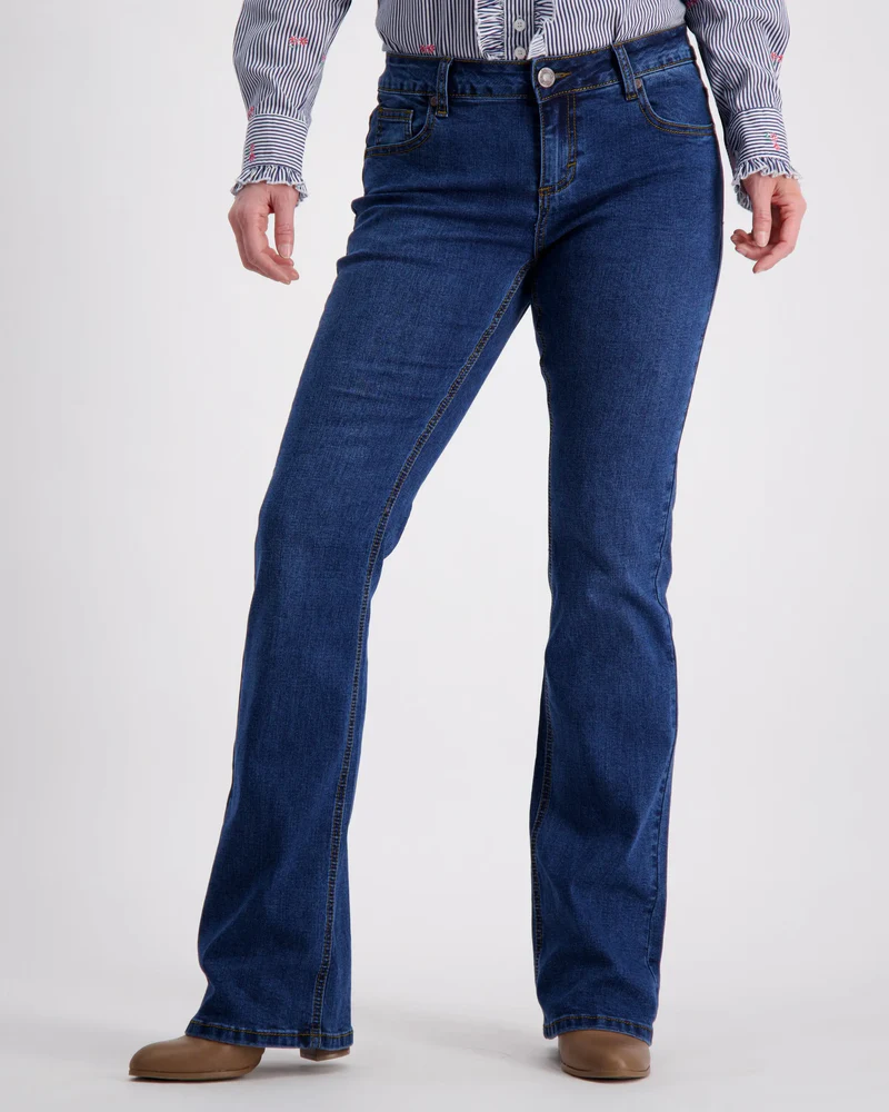 Outback OBFilly Basic Stonewash Womens Jeans - Image 2