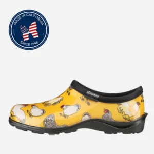 Sloggers Womens Garden Shoe Yellow Chicken