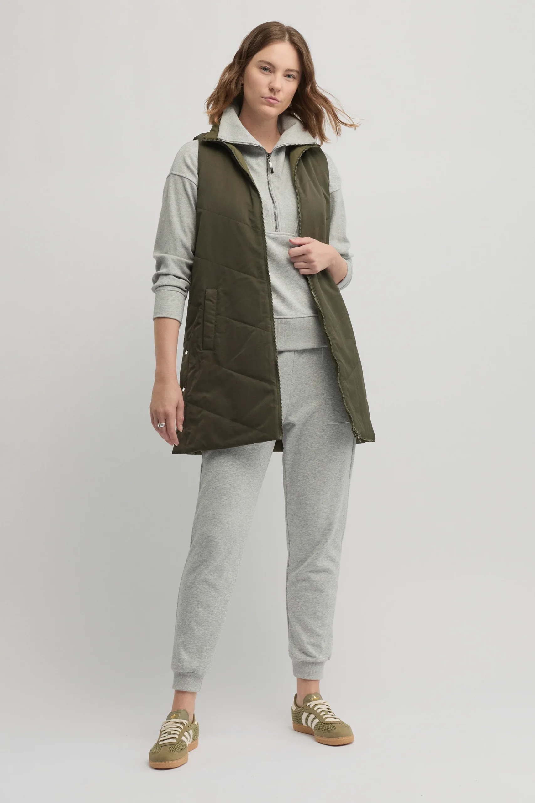 Yarra Trail Timberland Vest Loden - Image 2
