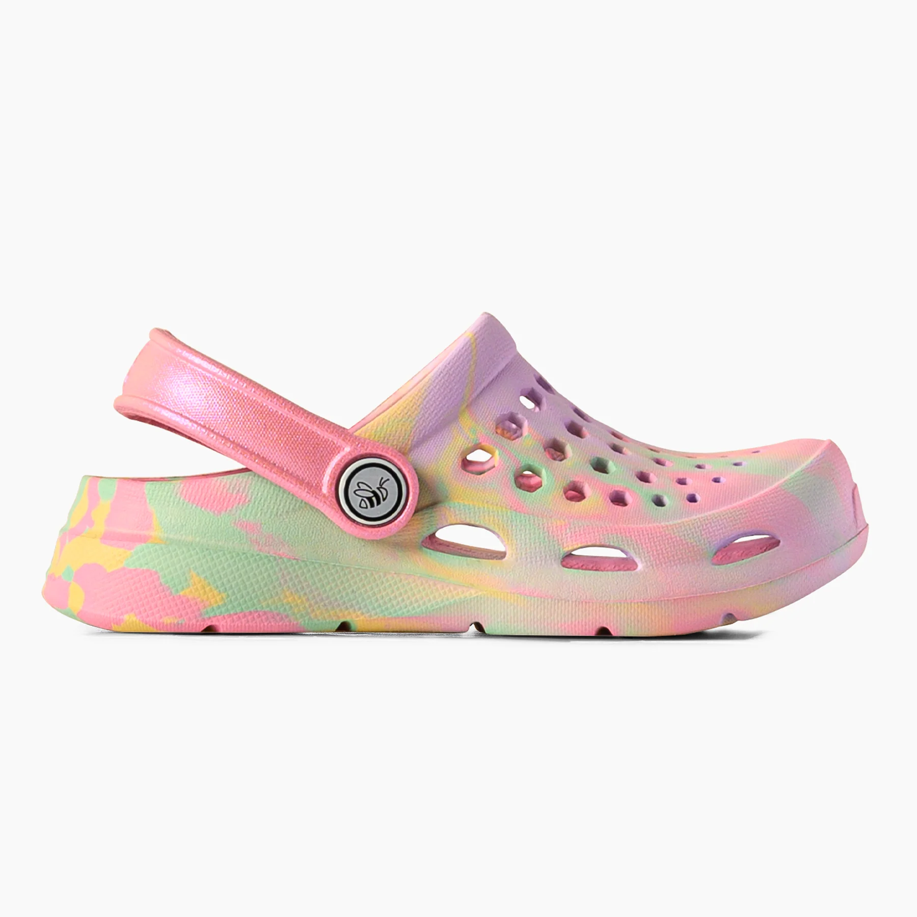 joybees' Marbled Ombre Pink Kids Crocs