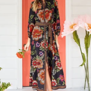 Lea Maxi Dress Black