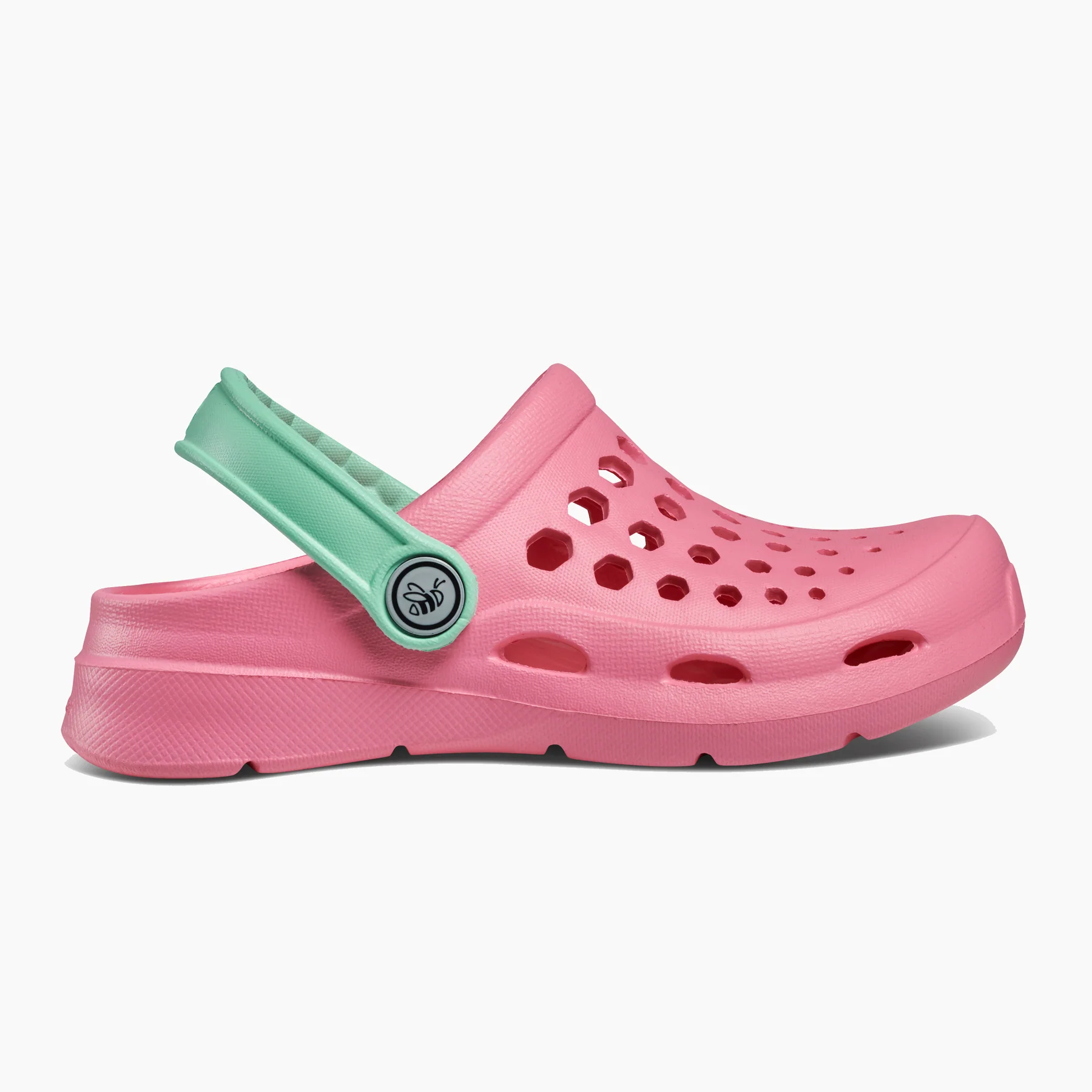 joybees' Hyper Blush Mint Kids Croc