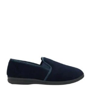 Grosby Percy Navy mens slipper