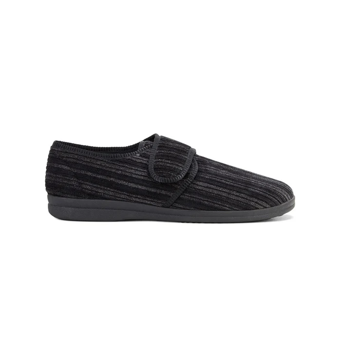 Grosby Thurston Black mens slipper