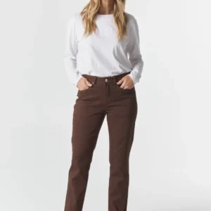 Goondiwindi Cotton 5 pocket Jean Chocolate