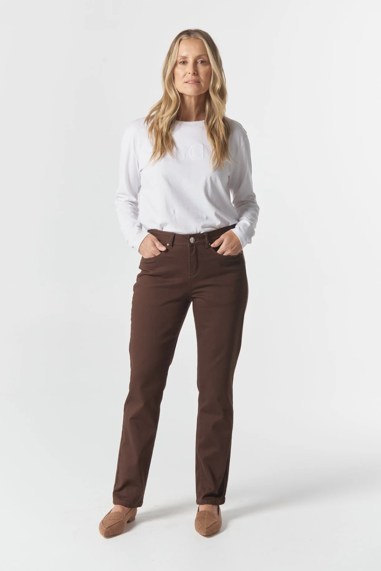 Goondiwindi Cotton 5 pocket Jean Chocolate