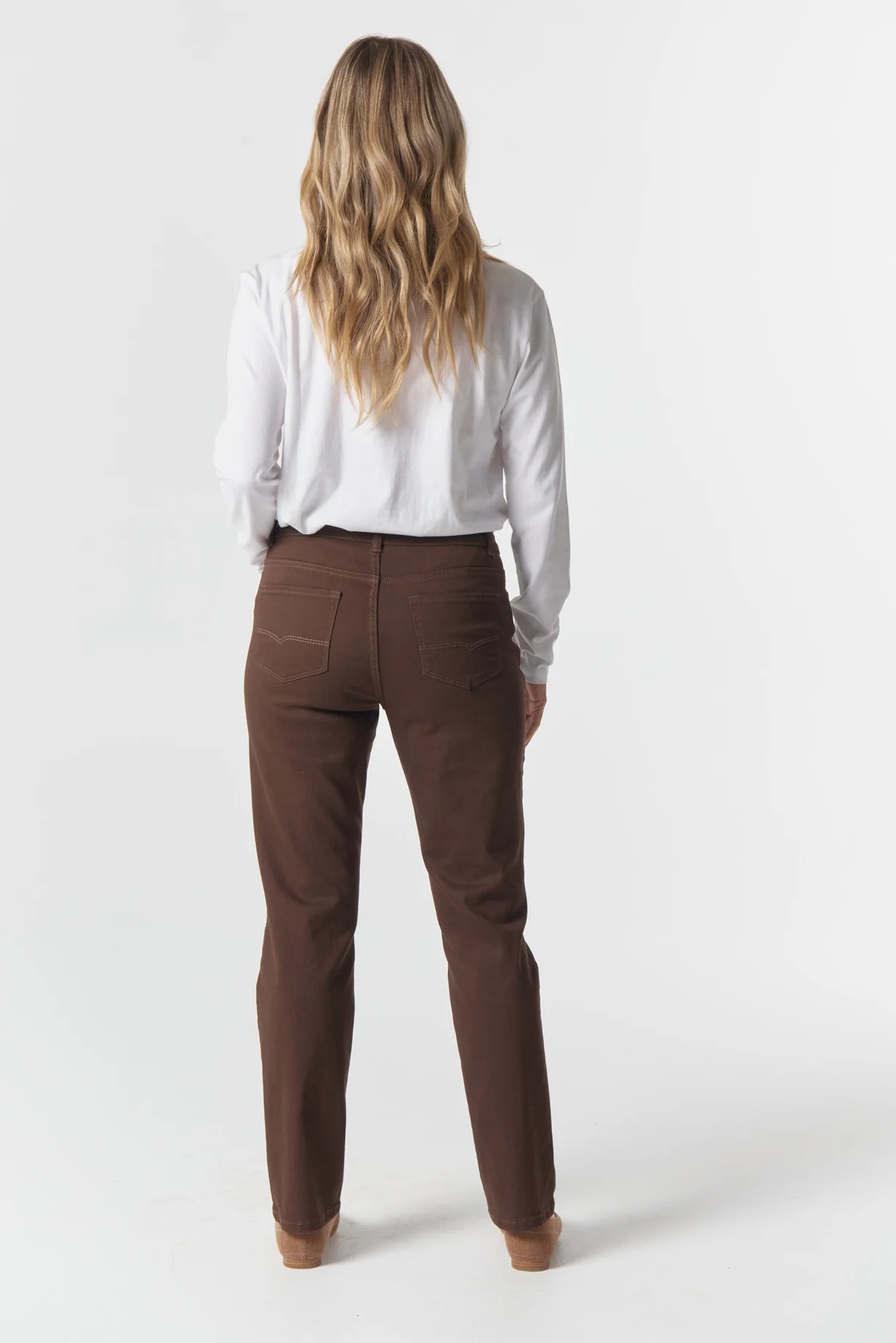 Goondiwindi Cotton 5 pocket Jean Chocolate - Image 3