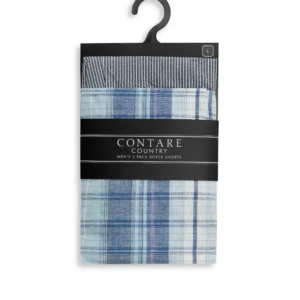 Contare Country Men's 2 Pack Boxer Shorts