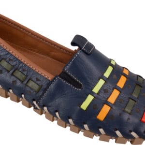 Thyme & CO Totem Navy Multi Slip On