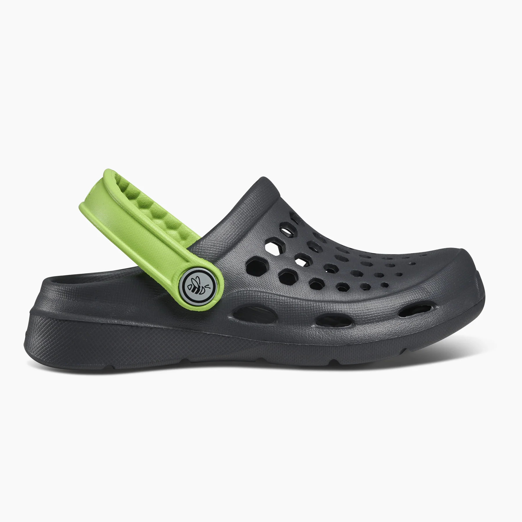 Joybees Kids Active Clog Charcoal/Lime