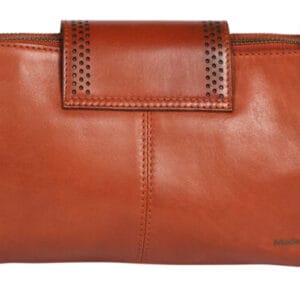 Modapelle Cow Vintage Leather Multi Comp Cross Bag 7899 Cognac