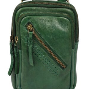Modapelle Leather Cross Body Bag 7936 Green
