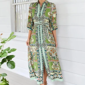 Darcie Dress Green Floral