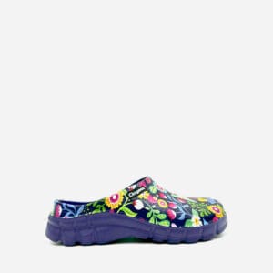 Clogees Gardening or Outdoor Bright Flowers Slip On