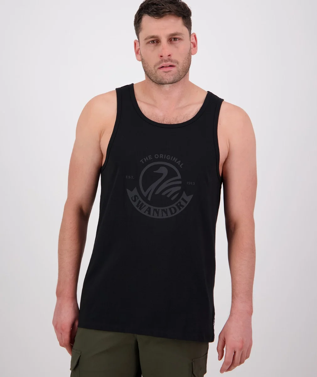 Swanndri Original V3 Men's Singlet Black