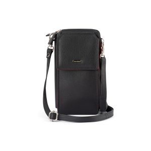 Franco Bonini Women's Mego Wallet Phone Bag Black Multi 1214