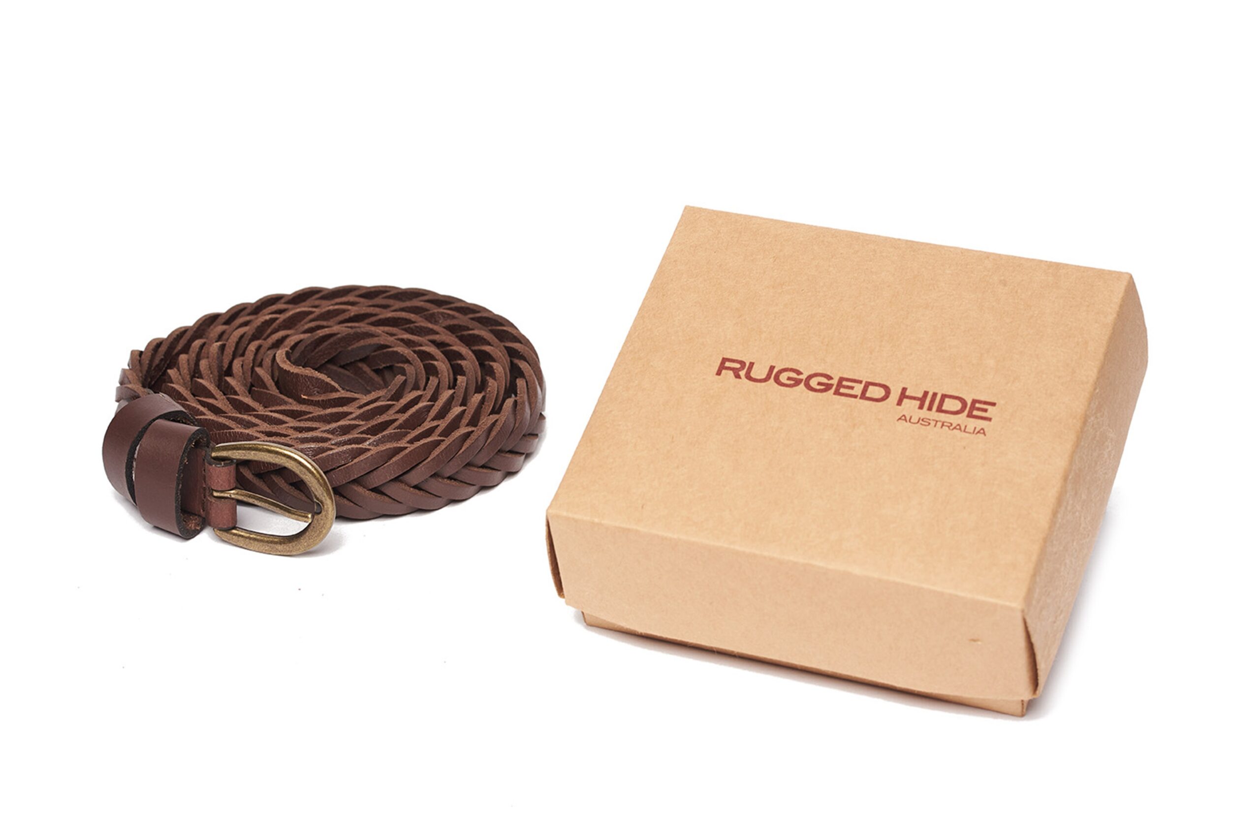 Rugged Hide Lady Tan Belt