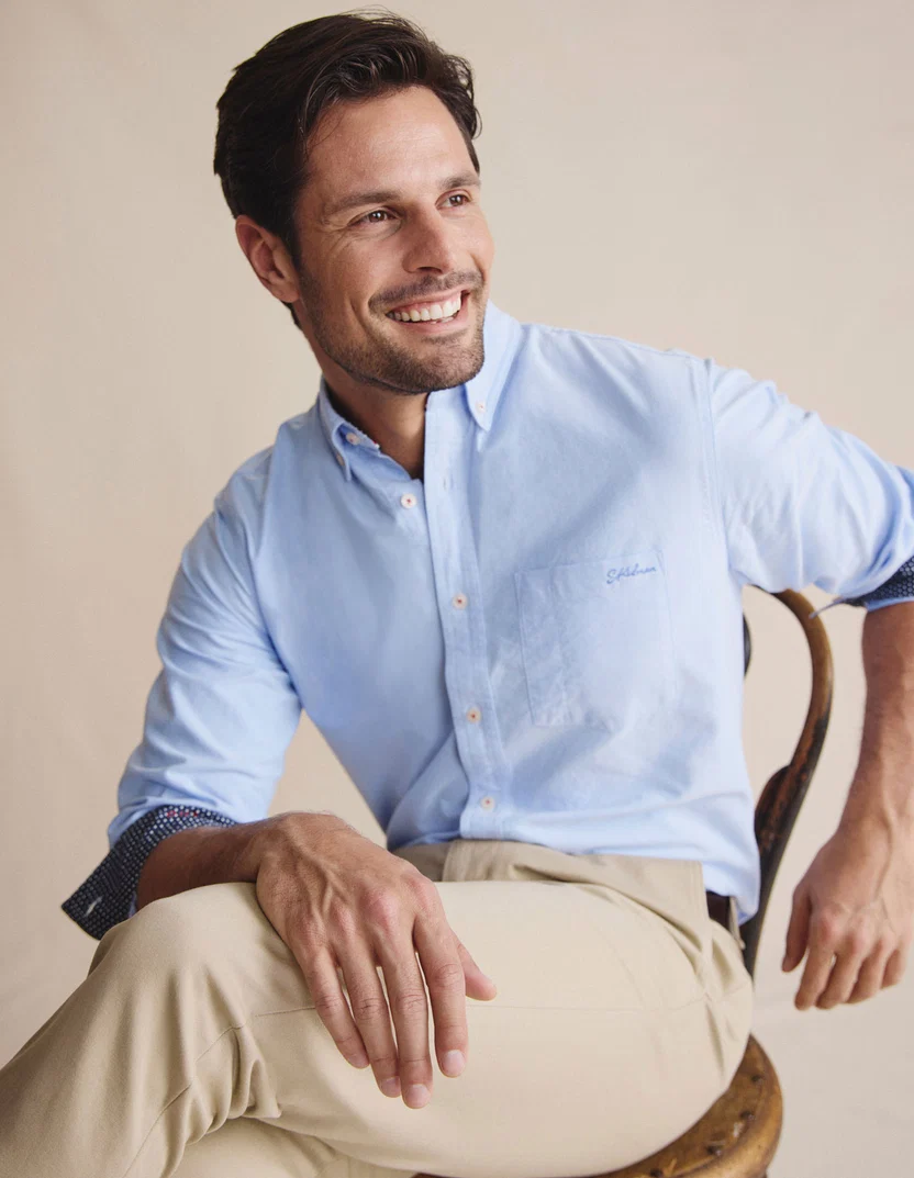 Kidman Aberdeen Long Sleeve Shirt Pale Blue