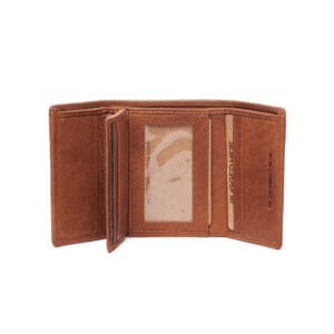 Rugged Hide Men's Wallet Brandy Logan