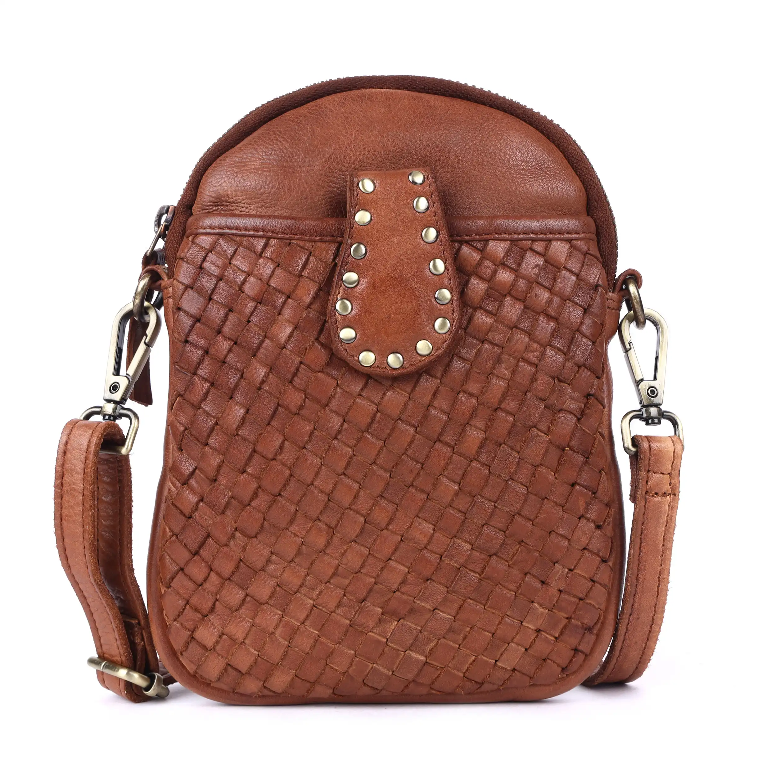 Rugged Hide Women's Handbag Esme Cognac