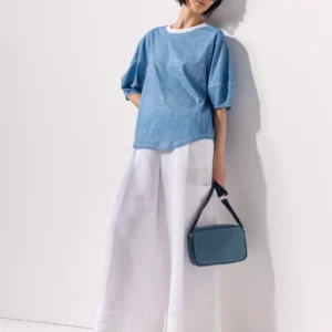 Marco Polo Washed Denim Women's Cotton Tee