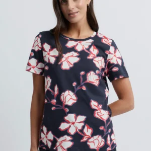 Yarra Trail  Cannes Floral Print Tee