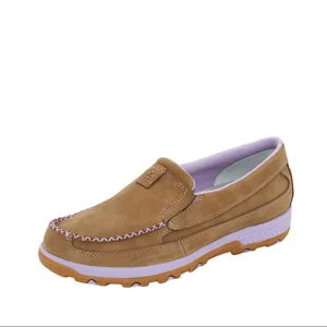 Twisted X Women's Cell-stretch Slip-on Moc - Brown/Lilac.